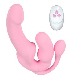 Clit Anal Vibrator G-Spot Dildo Strap On