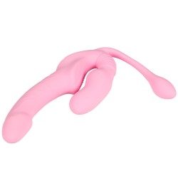 Clit Anal Vibrator G-Spot Dildo Strap On