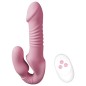 Telescopic Double Penis Head Dildo Vibrator