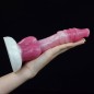 White Base pEACH Silica Gel Dildo - 07