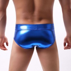 Soft Men Faux Leather Powerful Boxers