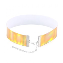 Flocked Webbing Choker - Laser