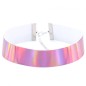 Flocked Webbing Choker - Laser