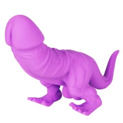 Dinosaur Silicone Dildo - Purple