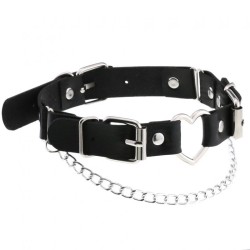 One Chain Love Ring Collar