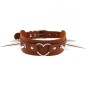 Extra Long Spikes Heart Ring Collar