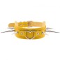 Extra Long Spikes Heart Ring Collar