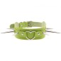 Extra Long Spikes Heart Ring Collar