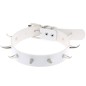 Spiked Rivet Leather Collar