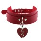 Lightning Heart Pendant Collar