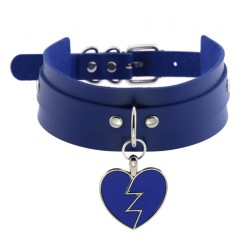 Lightning Heart Pendant Collar