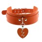 Lightning Heart Pendant Collar