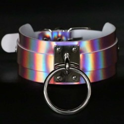 Laser Silver O Ring Collar