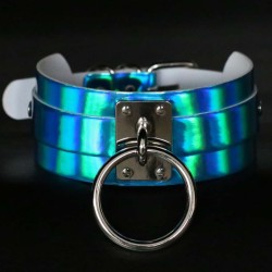 Laser Silver O Ring Collar