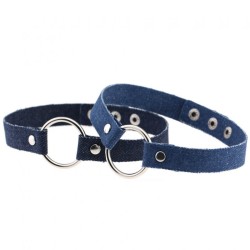 Denim O Ring 3 Bucke Collar