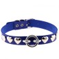 Rivet Heart Stud PU Collar