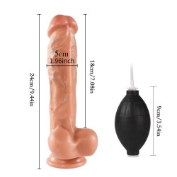 Ejaculating Super Realistic Dildo With Blue Veins