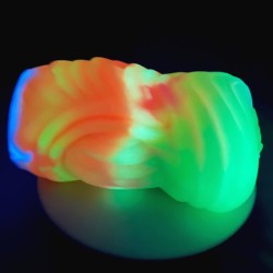 Luminous Colorful Silicone Pocket Vagina -02