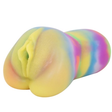 Luminous Colorful Silicone Pocket Vagina -01