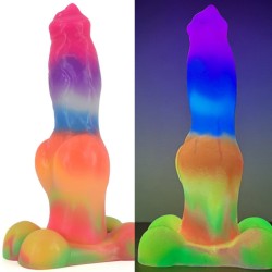 Luminous Silicone Dildo - 11