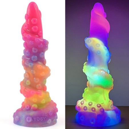 Luminous Silicone Dildo - 10