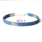 N313 Denim Collar Punk Choker Necklace