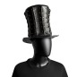 Punk Unisex Rivet High Top Party PU Top Hat