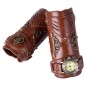 Steampunk Retro Knight Leather Arm Cuff