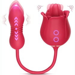 Licking &amp; Thrusting Vibrator