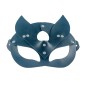 SM65 Studded Leather Fox Mask Women Bondage Fetish