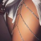 Girl's Crystal Thigh Chain