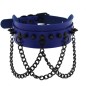 Spikes Collar With Black Chain