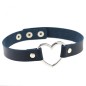 Metal Heart Collar - 3 Snap