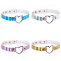 Laser Collar Metal Heart Collar