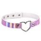 Laser Collar Metal Heart Collar