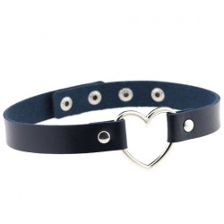 Metal Heart Collar - 4 Snap