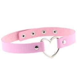 Metal Heart Collar - 4 Snap