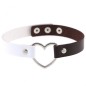 Double Color Metal Heart Collar