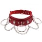 Metal O Ring Collar With Chain