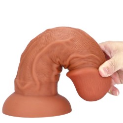 Liquid Silicone Eggless Dildo - Warped