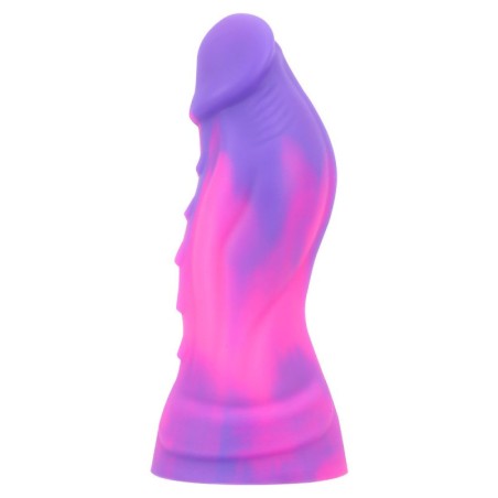 Mixed Color Liquid Silicone Dildo - D