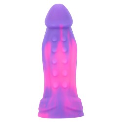 Mixed Color Liquid Silicone Dildo - D