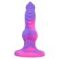 Mixed Color Liquid Silicone Dildo - C