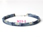 Denim Collar Punk Choker Necklace