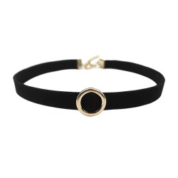 Golden Ring Velvet Collar