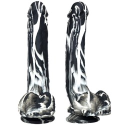 Ink Silicone Huge Realistic Dildo - 10.6 inch