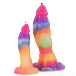 Luminous Silicone Dildo -Animal