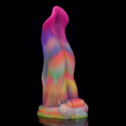 Luminous Silicone Dildo -Tongue