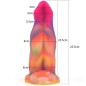 Luminous Silicone Dildo -Tongue