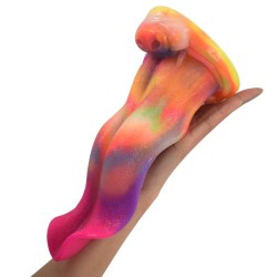 Luminous Silicone Dildo -Tongue